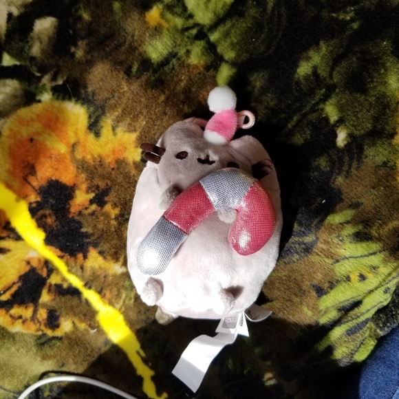 Hot Topic Accessories - CLEARANCE SALE Candy Cane Pusheen Keychain